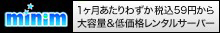 レンタルサーバー ミニム